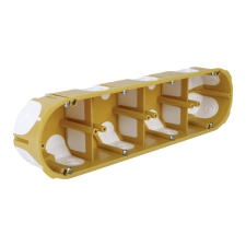 Kopos Gipszkarton szerelvénydoboz gumis ovális 280mmx 68mm x műanyag sárga csavarral KPL KOPOS építőanyag