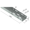 Kopos NKZ 20X40 S Kábeltálca
