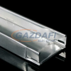 Kopos NKZIN 100X125X1.25 S Kábeltálca integrált végződéssel, zárt