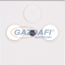 Kopp 490929005 HK07 fedlap TV/RF, csavarral, fehér villanyszerelés