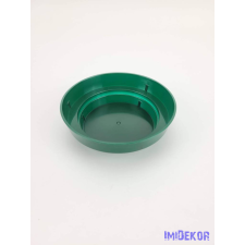  Kör műanyag tál szavanna D11/8cm - Zöld dekorációs kellék