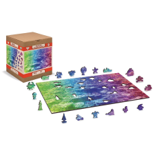 Korallzátony 2 az 1-ben fa puzzle 100 darabbal puzzle, kirakós