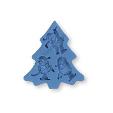  Korcsolyázó mikulások szilikon fondant forma sütés és főzés