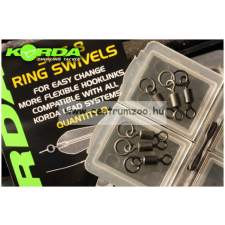  Korda Ring Swivels Size 8 - 8Db Megbízható Forgó (Kr8) horgászkiegészítő