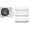 Korel Nexo multi-split klíma szett, 7,9 kW K3OA-27HFN8 kültéri + 3db 2,6 kW KOR32-09HFN8 beltéri, csepptálca és karterfűtéssel