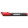 KORES Alkoholos marker, 3-5 mm, kúpos, KORES "K-Marker", piros
