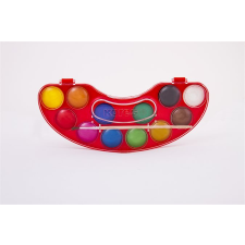 KORES Aquarellos 30mm/gomb Vízfesték - 12 színű kréta, festék és papír