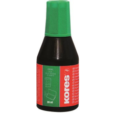KORES Bélyegzőfesték, 28 ml, KORES, zöld bélyegző