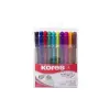 KORES : Golyóstoll készlet, 1,0 mm, kupakos, háromszögletű, KORES,vegyes - Egyéb