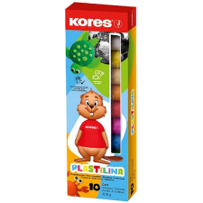 KORES gyurma, 10 x 20 g kreatív és készségfejlesztő