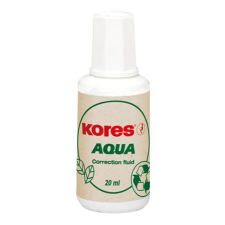 KORES Hibajavító folyadék, vízbázisú, 20 ml, KORES "Aqua" hibajavító