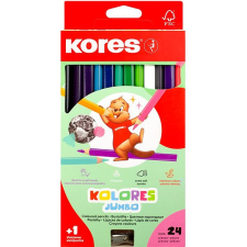 KORES JUMBO KOLORES 24 szín színes ceruza