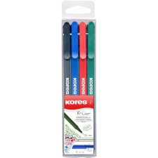 KORES K-Liner 0,4 mm - 4 színből álló készlet filctoll, marker