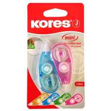 KORES Mini Hibajavító roller 3m - Vegyes szín (2 db) (84121) hibajavító