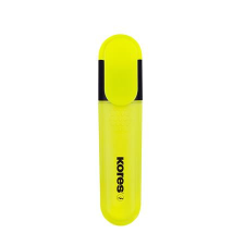 KORES Szövegkiemelő, 0,5-5 mm, KORES, sárga filctoll, marker