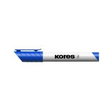 KORES Tábla- és flipchart marker, 1-3 mm, kúpos, KORES \"Marka\", kék flipchart