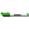 KORES Tábla- és flipchart marker, 3 mm, kúpos, KORES "K-Marker XW1", zöld