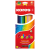 KORES Triangular háromszögletű Színes ceruza készlet 12db-os (100312/93312)