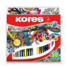 KORES "Triangular" színes ceruza készlet 50 különböző szín (93350) (K93350)