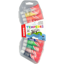 KORES tubusban 12 ml 12 szín tempera