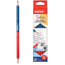 KORES Twin, háromszög HB, kétoldalas - 12 darabos csomag ceruza