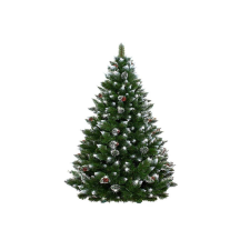 KORLEAND Műfenyő havas ágvéggel, tobozzal díszitve - 150 cm műfenyő