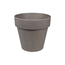  Környezetbarát virágcserép, szürkés barna, 30 cm kerti tárolás