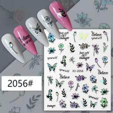 Körömmatrica - JO-2056 hologrammos körömdíszítő