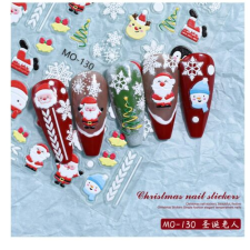 Körömmatrica - MO-130 Karácsony körömdíszítő