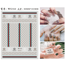 Körömmatrica - WG164 Fashion körömdíszítő