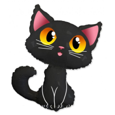 KORREKT WEB Black Cat, Fekete macska fólia lufi 61 cm (WP) party kellék