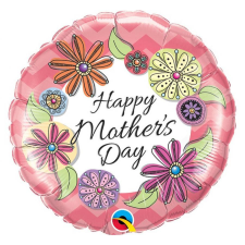 KORREKT WEB Boldog Anyák Napját Happy Mother&#039;s Day fólia lufi 46 cm party kellék