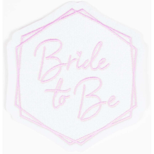 KORREKT WEB Bride To Be vasalható textil matrica party kellék