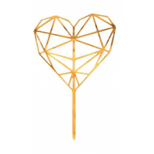 KORREKT WEB Diamond Heart, Szív torta dekoráció party kellék