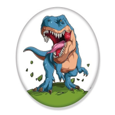 KORREKT WEB Dinoszaurusz Attack formapárna, díszpárna 35 cm lakástextília