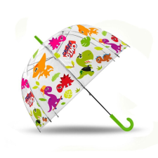 KORREKT WEB Dinoszaurusz gyerek átlátszó félautomata esernyő Ø70 cm esernyő
