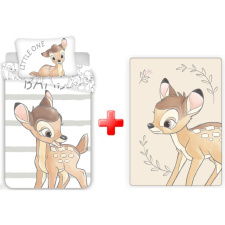 KORREKT WEB Disney Bambi Little One gyerek ágyneműhuzat és polár takaró szett lakástextília