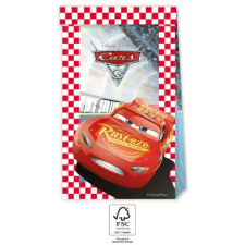 KORREKT WEB Disney Cars 3, Verdák papírzacskó 4 db-os FSC party kellék