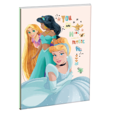 KORREKT WEB Disney Hercegnők B/5 vonalas füzet 40 lapos füzet