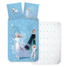 KORREKT WEB Disney Jégvarázs Snowing Day ágyneműhuzat 140×200cm, 70×90 cm lakástextília
