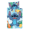 KORREKT WEB Disney Lilo és Stitch, A csillagkutya Tropical Paradise gyerek ágyneműhuzat 100×135 cm, 40×60 cm