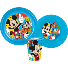KORREKT WEB Disney Mickey étkészlet, műanyag szett babaétkészlet