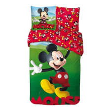 KORREKT WEB Disney Mickey Garden ágyneműhuzat 140×200cm, 65x65 cm lakástextília