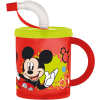 KORREKT WEB Disney Mickey szívószálas bögre, műanyag 210 ml