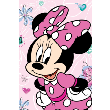 KORREKT WEB Disney Minnie Flowers mikroflanel takaró 100x150cm lakástextília