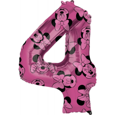 KORREKT WEB Disney Minnie fólia lufi 4-es szám 66 cm party kellék