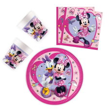 KORREKT WEB Disney Minnie Junior party szett 36 db-os 23 cm-es tányérral party kellék