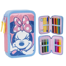 KORREKT WEB Disney Minnie tolltartó töltött 2 emeletes tolltartó