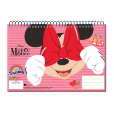 KORREKT WEB Disney Minnie Wink A/4 spirál vázlatfüzet, 30 lapos füzet