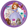 KORREKT WEB Disney Sofia the First, Szófia Papírtányér 8 db-os 23 cm
